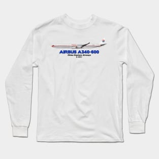 Airbus A340-600 - China Eastern Airlines Long Sleeve T-Shirt